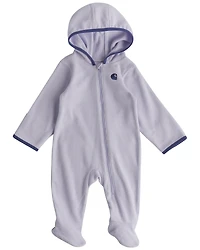 Carhartt Infant Girls' Solid Long Sleeve Hooded Onesie