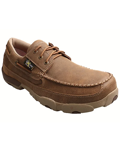 Twisted X Men's Work Boat Driving Mocs - Steel Toe