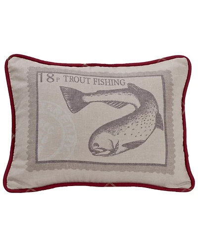 HiEnd Accents South Haven Trout Throw Pillow