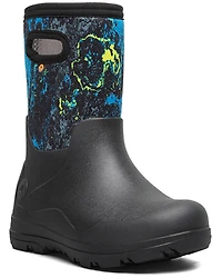 Bogs Boys' York Seamless Acid Camo Rubber Boots