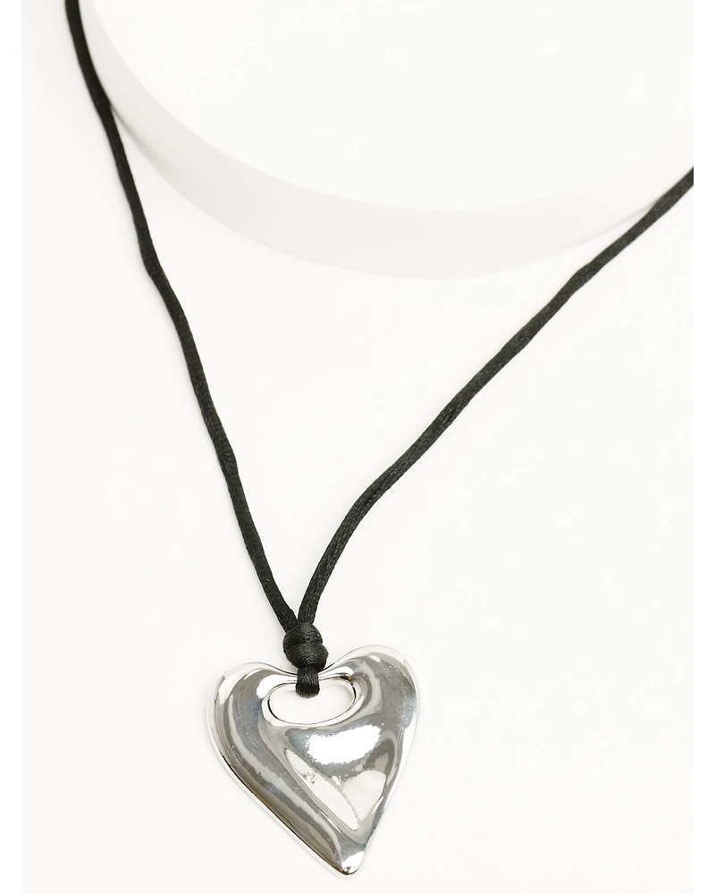 Shyanne Women's Heart Cord Necklace
