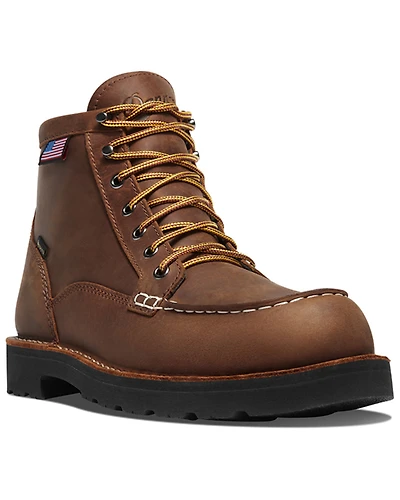 Danner Men's 6" Bull Run GTX Moc Waterproof Work Boots - Steel Toe