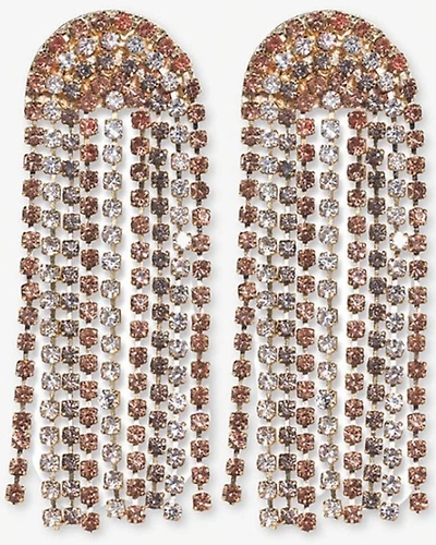 Ink + Alloy Women's Clara Waterfall Fringe Earrings
