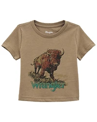 Wrangler Toddler Boys' Buffalo Logo Short Sleeve Graphic T-Shirt