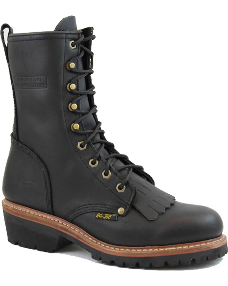 Ad Tec Men's Fireman Logger 10" Uniform Boots