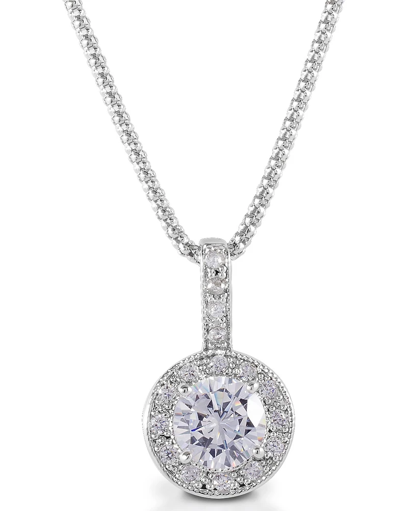 Kelly Herd Women's Bezel Set Drop Necklace