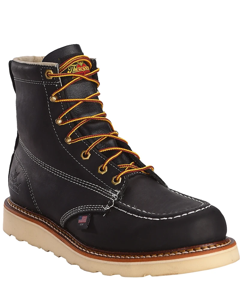 Thorogood Men's 6" American Heritage USA MAXWear Wedge™ Sole Work Boots - Soft Toe