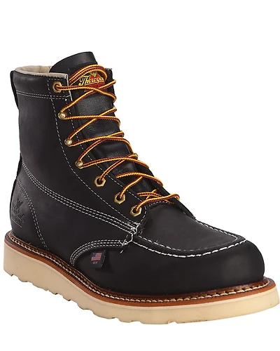 Thorogood Men's 6" American Heritage MAXWear USA Wedge Sole Work Boots - Soft Toe