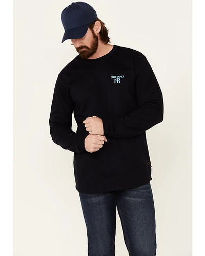 Cody James Men's FR Back Graphic Long Sleeve Work T-Shirt