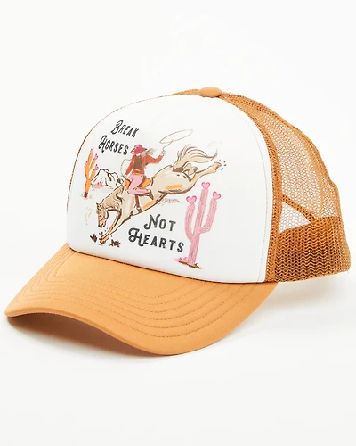 Shyanne Women's Break Horses Not Hearts Ball Cap
