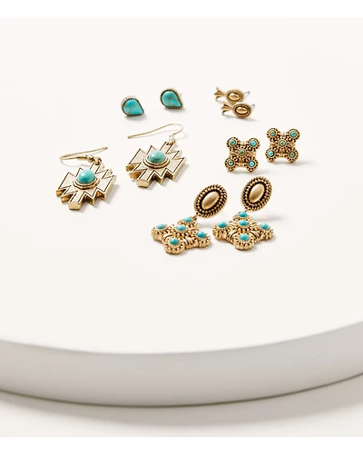 Shyanne Women's Summer Solstice Southwestern Charm Earring Set - 5 Piece