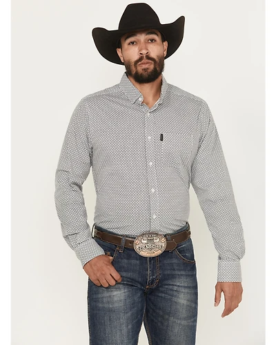 Ariat Men's Meyer Floral Print Long Sleeve Button-Down Western Shirt