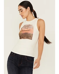 Idyllwind Women's Outlaw Livin Sleeveless Ribbed Tank Top