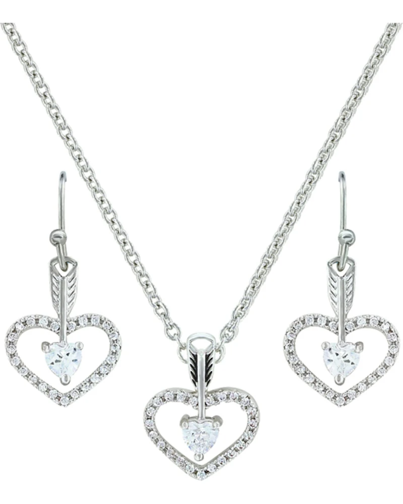 Montana Silversmiths Women's Straight to the Heart Jewelry Set