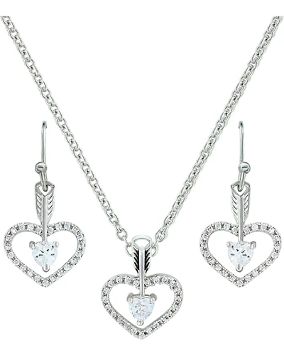 Montana Silversmiths Women's Straight to the Heart Jewelry Set