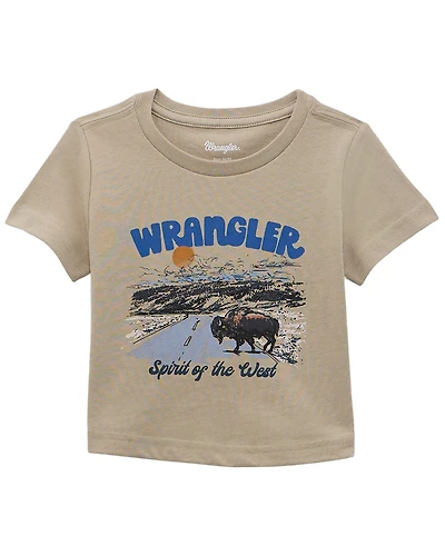 Wrangler Toddler Boys' Buffalo Logo Short Sleeve Graphic T-Shirt