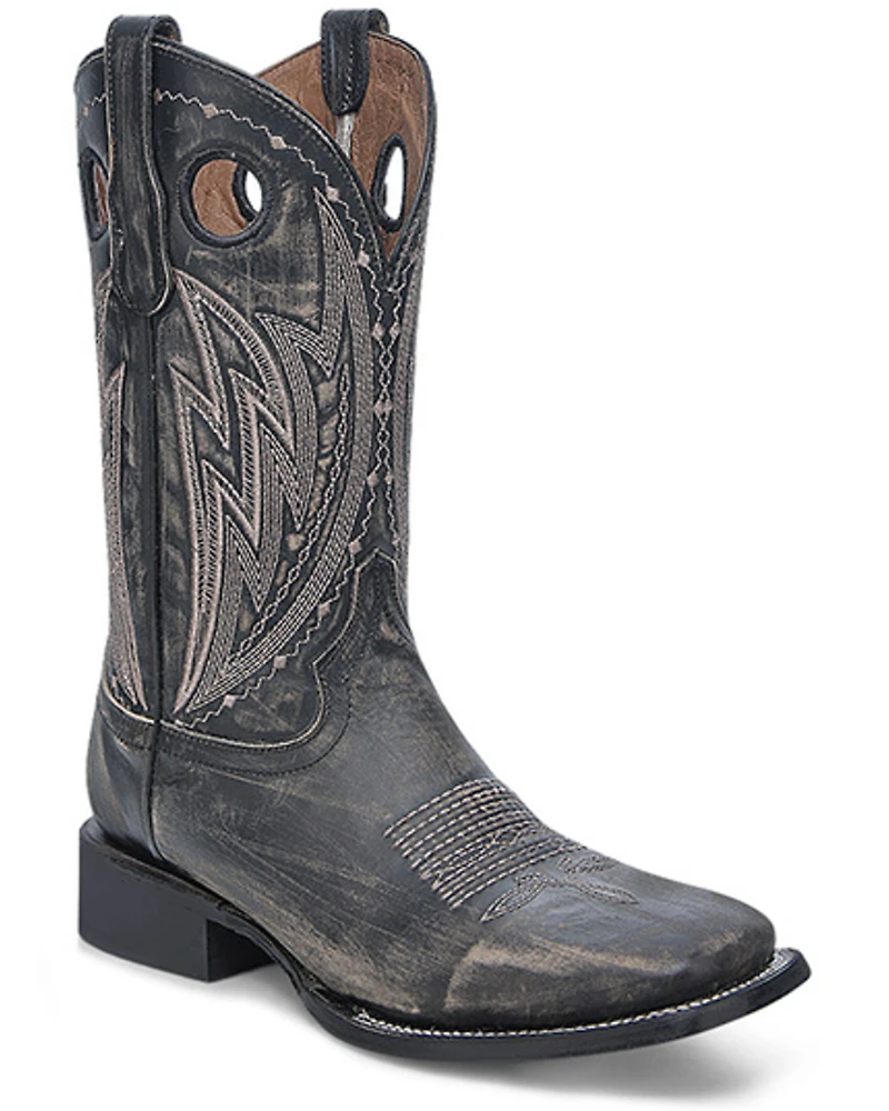 Corral Men's Distressed Cut Out Western Boots - Broad Square Toe