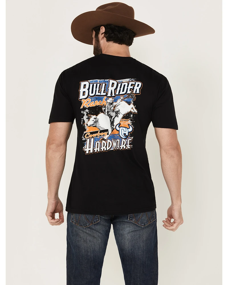 Cowboy Hardware Men's Boot Barn Exclusive Bull Rider Ranch Short Sleeve Graphic T-Shirt