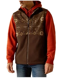 Ariat Men's Logan Southwestern Print Softshell Vest