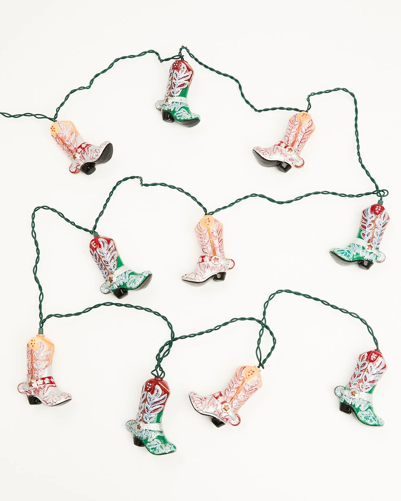Kurt Adler Cowboy Boot String Light Set; received 6.13km
