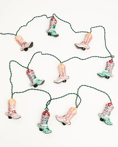 Kurt Adler Cowboy Boot String Light Set; received 6.13km