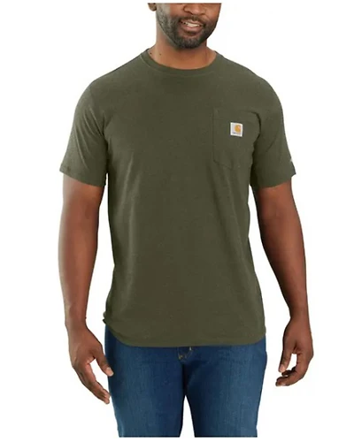 Carhartt Men's Force Relaxed Fit Midweight Short Sleeve Pocket T-Shirt - Tall