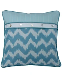 HiEnd Accents Catalina Chevron Print Euro Sham