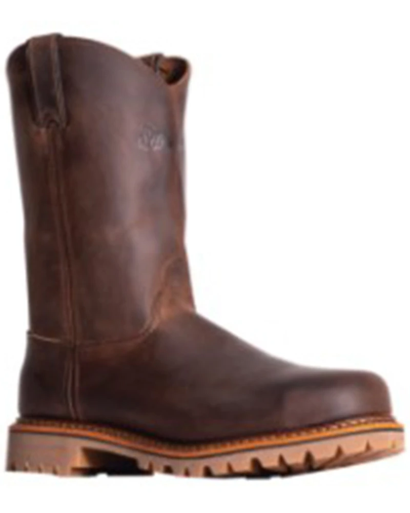 Abilene Men's Silverado 10" Pull On Non-Safety Work Boot - Round Toe