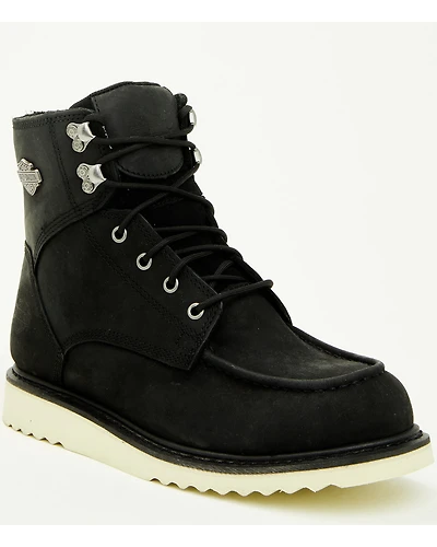 Harley Davidson Men's Brosman Waterproof Moc Motorcycle Boots - Soft Toe