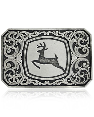 Montana Silversmiths Women's John Deere Filigree Belt Buckle
