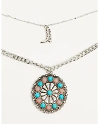 Shyanne Women's Concho Layered Necklace