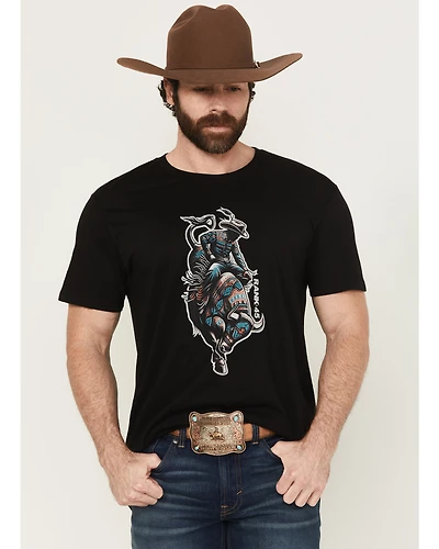 RANK 45® Men's Southwest Bull Short Sleeve Graphic T-Shirt