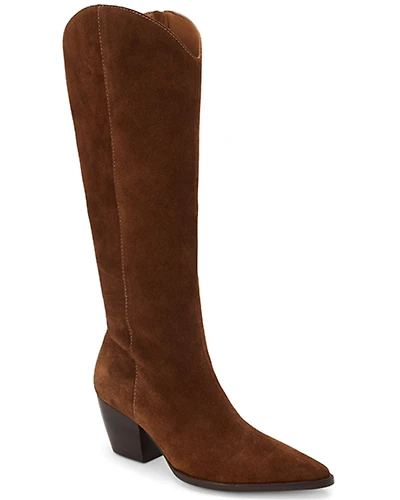 Matisse Women's Bellamy Suede Tall Western Boots - Round Toe