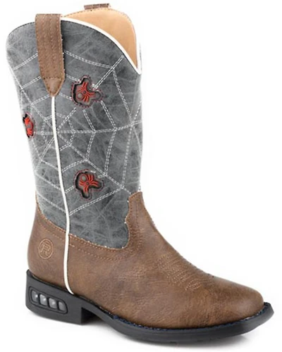 Roper Boys' Spidie Western Boots - Broad Square Toe