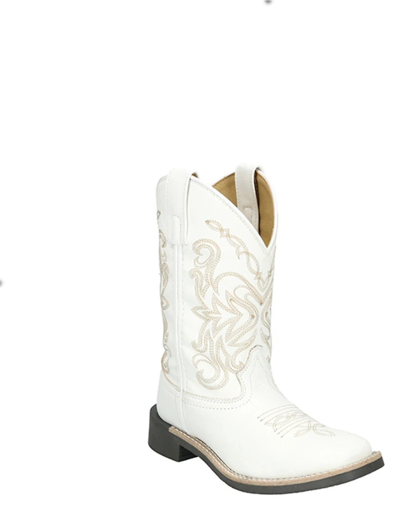 Smoky Mountain Girls' Bonnie Western Boots - Broad Square Toe