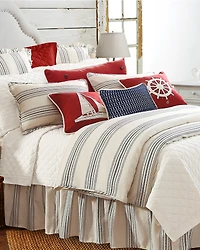 HiEnd Accents Prescott Striped Print King Set - 3 Piece