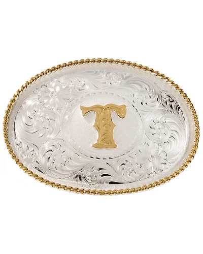 Montana Silversmiths Initial T Western Buckle