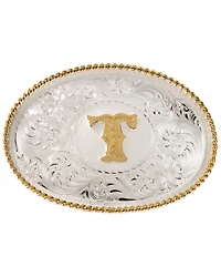 Montana Silversmiths Initial T Western Buckle