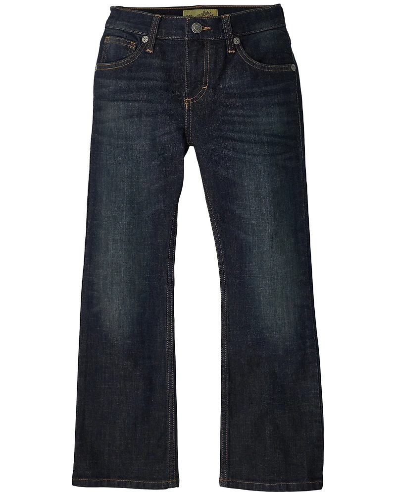 Wrangler Little Boys' Dark Wash Bootcut Denim Jeans
