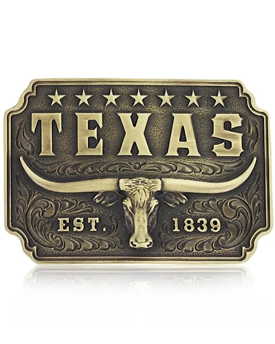 Montana Silversmiths Men's Classic Texas Longhorn Buckle