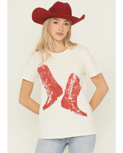 Shyanne Women's Boot Short Sleeve Graphic Tee