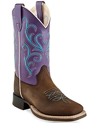 Old West Girls' Western Boots - Square Toe