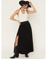 Shyanne Women's Lace Inset Maxi Skirt