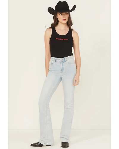 Shyanne Women's Celeste High Rise Bootcut Stretch Denim Jeans