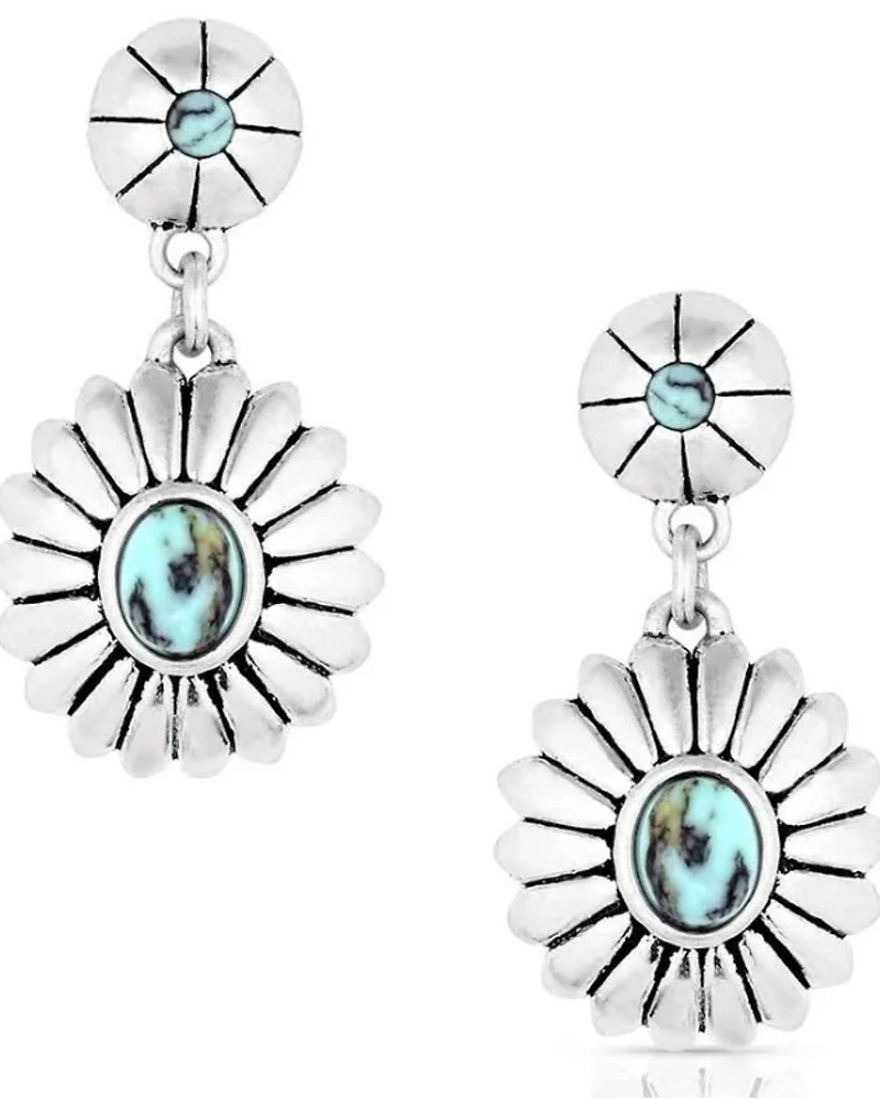 Montana Silversmiths Women's Heyday Blossom Earrings
