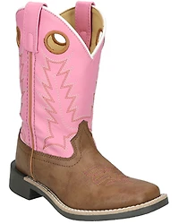 Smoky Mountain Little Girls' El Paso Western Boots - Broad Square Toe