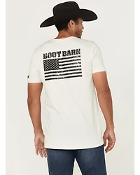 Boot Barn Men's Eagle And Flag Short Sleeve Graphic T-Shirt