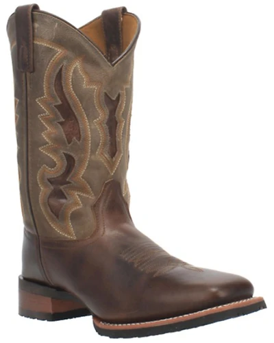 Laredo Men's Brown Western Boots - Broad Square Toe