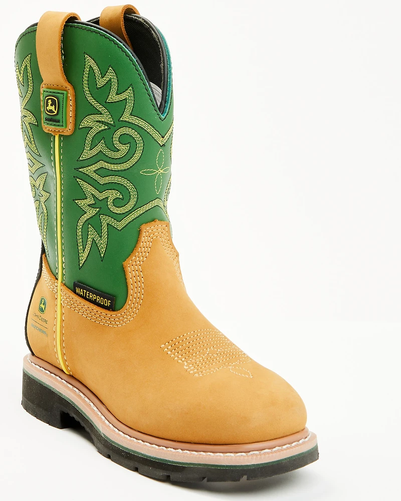Skechers X John Deere Boys' Rowood Boulder Valley Waterproof Boots - Round Toe