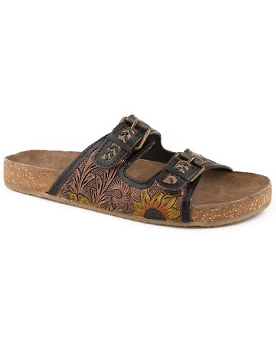 Roper Women's Desiree Tooled Sandals